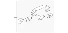 Ручка двери HONDA 83240SNAA01ZL