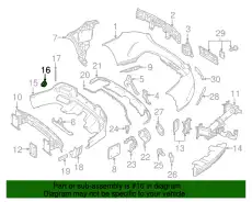 292885442228 ЗАГЛУШКА ПРОУШИНЫ БУКСИРО MB