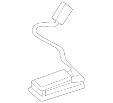 Puddle Lamp !Front \17>23 MB CLS 450 3.0L L6 099 906 10 01