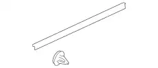 Уплотнитель двери HONDA 72828TS6H01