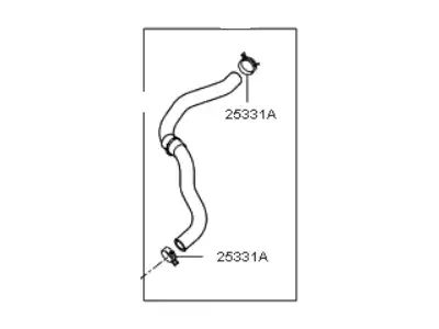ШЛАНГ СИСТЕМЫ ОХЛАЖДЕНИЯ 254151D100 HYUNDAI