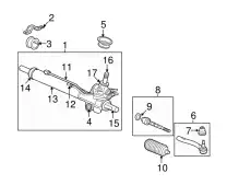 53685SZAA01 сайлентблок рулевой рейки HONDA