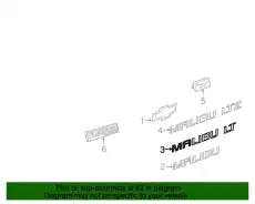 22842006 Эмблема GM