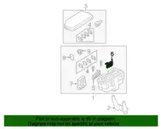 ПРЕДОХРАНИТЕЛЬ, МУЛЬТИ БЛОК 38231TX4A01 HONDA