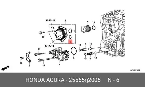  25565RJ2005 ПРОКЛАДКА HONDA