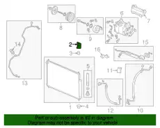 80115TM5H00 Кронштейн радиатора HONDA