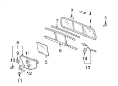 ФИКСАТОР, ПРОВОД КАПОТА 91558SE3003 HONDA