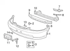 90109SE0003 BOLT B,BUMPER HONDA