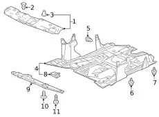 90144TA9000 BOLT, BUMPER HONDA