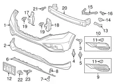 91555SL0A01 Крепеж HONDA
