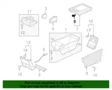 66418688000 STOPPER, GLOVE BOX L HONDA