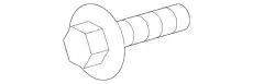 БОЛТ М6 94501840 GM