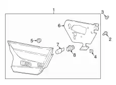9405005080 NUT, FLANGE (5MM) HONDA