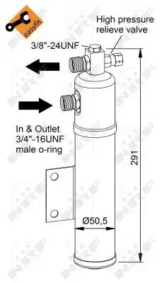 Осушитель кондиционера NRF 33366