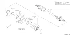 Гайка ступицы SUBARU 902170047