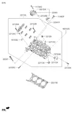 Прокладка ГБЦ KIA 223113CGA5