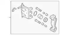 Суппорт тормозной HYUNDAI / KIA 581802SA51