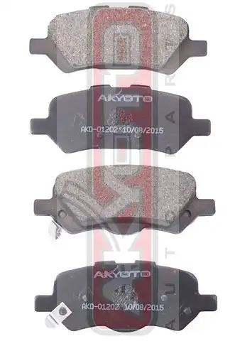 Тормозные колодки дисковые ASVA AKD-01202