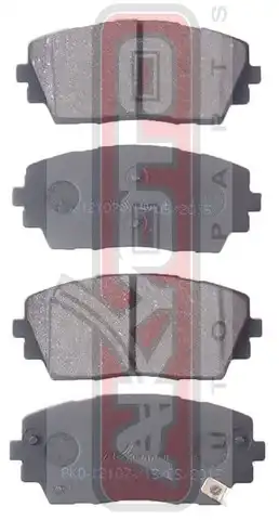 Тормозные колодки дисковые ASVA AKD-12107
