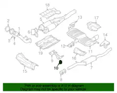 крепление глушителя VW 6X0253147 PORSCHE