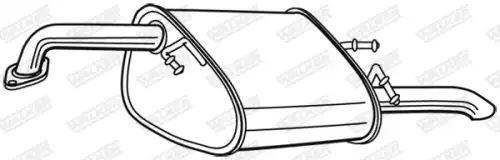 глушитель задняя часть Daew 23675 WALKER
