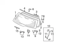 Амортизатор (упор) багажника HONDA 04743-S9A-000