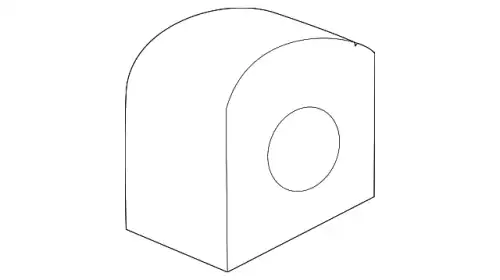 BUSH,STABILIZER-FRT EH48-34-156 MAZDA