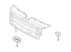 Решетка радиатора LAND ROVER LR018417