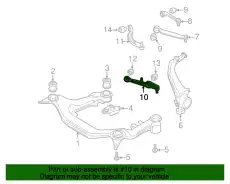 Рычаг подвески VAG 4B3407151K