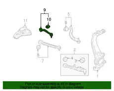 Рычаг подвески VAG 8D0407510C