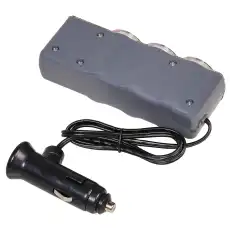 разветвитель прикуривателя ! 3 гнезда + USB, оранжевый\ ASP-3U-03 AIRLINE