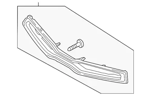 Решетка радиатора KIA 86350-A7250