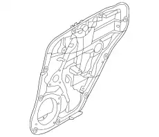 ВНУТРЕННЯЯ ПАНЕЛЬ ДВЕРИ 83481-B2000 KIA