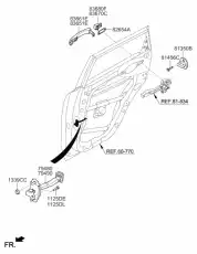 Ограничитель открывания двери авто KIA 79490-B2000