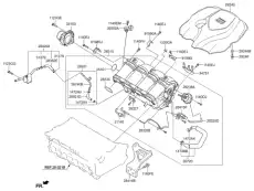 Прокладка коллектора KIA 28313-2G700