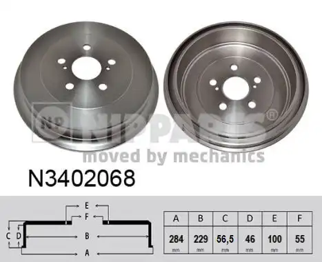 ДЕТАЛЬ N3402068 NIPPARTS