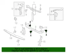 BOLT,T/M CONNECTING MF140220 MITSUBISHI