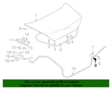 BOLT,TAILGATE LOCKING MS240033 MITSUBISHI