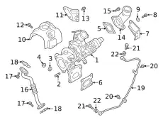 BOLT,AIR CLEANER MD025178 MITSUBISHI