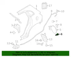 BOLT,HOOD LOCKING MU240093 MITSUBISHI