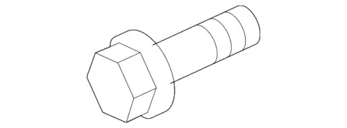 BOLT,ENG RR PLATE MF140264 MITSUBISHI