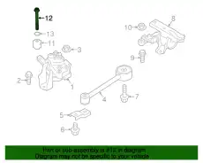 BOLT,P/S OIL PUMP MF911387 MITSUBISHI