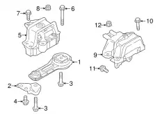 BOLT,RR DIFF MF911965 MITSUBISHI