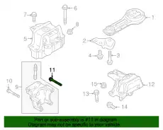 BOLT,T/M CONNECTING MF244866 MITSUBISHI