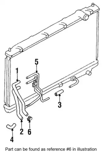 CLIP,FUEL LINE MF661007 MITSUBISHI