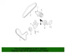 BOLT,EXHAUST PIPE MF244888 MITSUBISHI