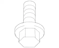 BOLT,RR SEAT MF244879 MITSUBISHI