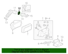 CLAMP,AIR CLEANER INR MF661142 MITSUBISHI