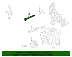 BOLT,ALTERNATOR MF103202 MITSUBISHI