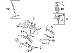 BOLT,FR BUMPER MF244923 MITSUBISHI